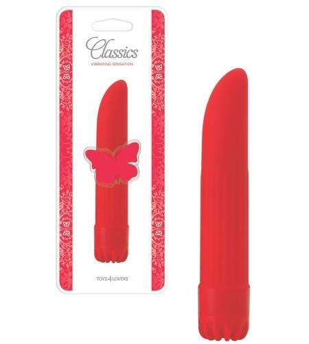 VIBRADOR CLASSICS VERMELHO PEQUENO