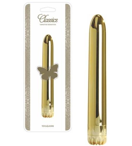 VIBRADOR CLASSICS DOURADO MÉDIO