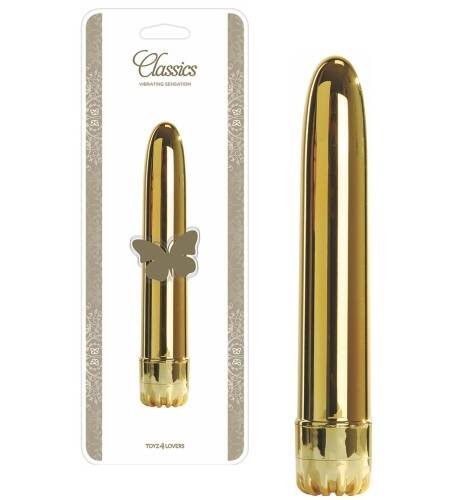 VIBRADOR CLASSICS DOURADO GRANDE