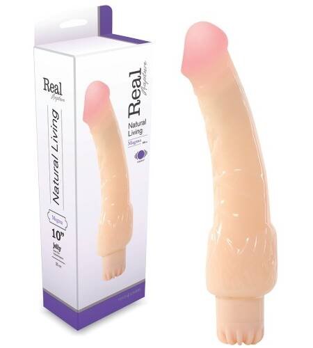 VIBRADOR JELLY REAL RAPTURE MAGMA 10''