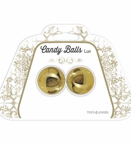 BOLAS VAGINAIS CANDY BALLS LUX DOURADAS