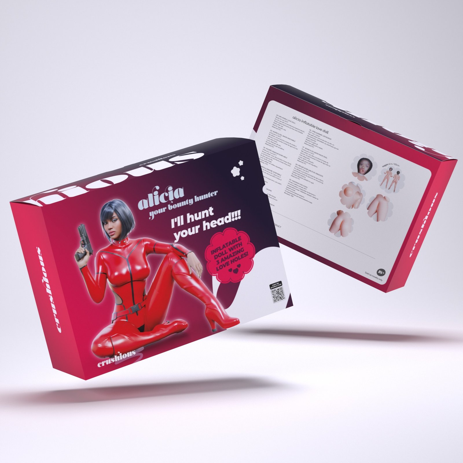 ALICIA A CAÇA RECOMPENSAS BONECA INSUFLÁVEL MULATA CRUSHIOUS - Image 9
