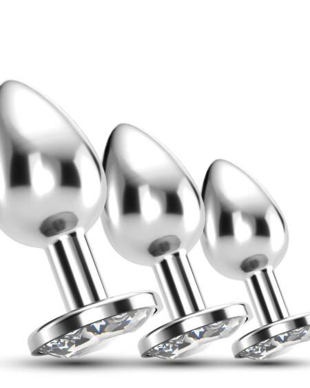 ANAL TRAIN TRIO BIJOU TRANSPARENTE CRUSHIOUS COM BOLSAS INDIVIDUAIS GRÁTIS