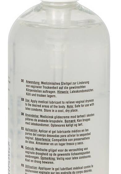 LUBRIFICANTE À BASE DE ÁGUA JUST GLIDE 500ML