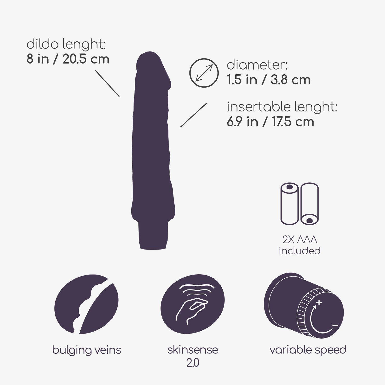 VIBRADOR REALÍSTICO SCHLONG CRUSHIOUS - Image 7